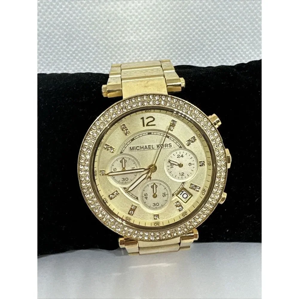 Michael Kors Parker MK5354 Women's Gold Stainless Steel Analog Dial Watch NUL4